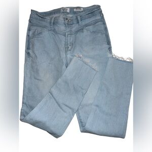 Kensie Vintage Luxe The Ultimate High Rise Skinny Jeans size 8/29 frayed hems